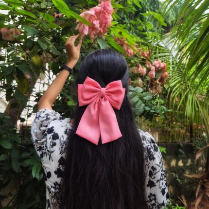 BLUSH PINK DOUBLE LAYER BOW