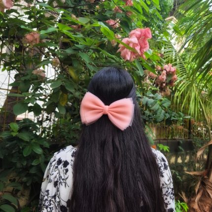 BLUSH PINK LUXE CLASSIC BOW