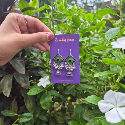 DESI OXIDISED EARRINGS 9.0