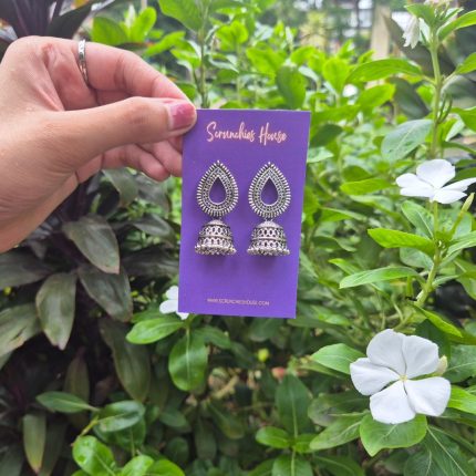DESI OXIDISED EARRINGS 4.0