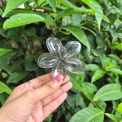 GREY KOREAN FLOWER CLAW