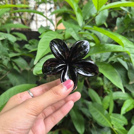 BLACK KOREAN FLOWER CLAW